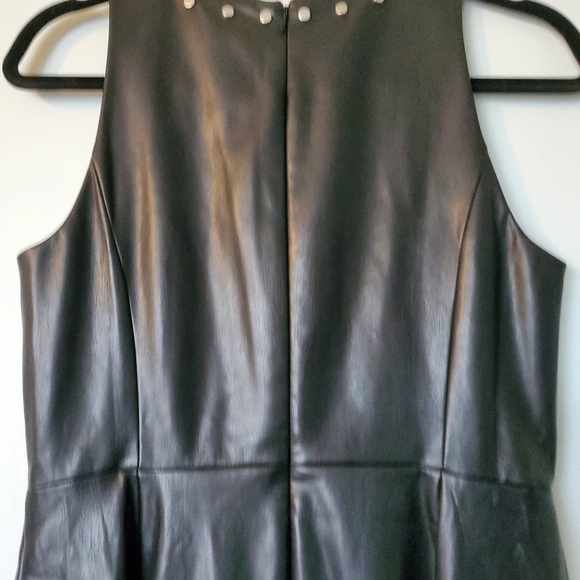 Worthington Faux Leather Dress - Picture 6 of 8